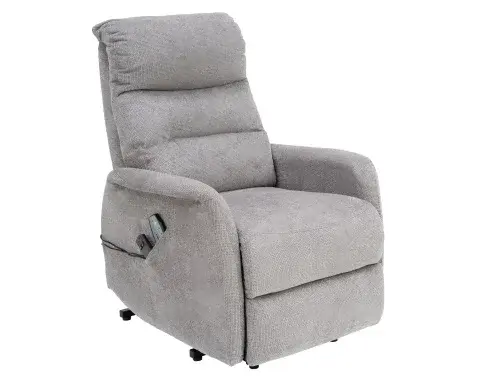 Masážní křeslo s polohováním Legacy, šedá látka