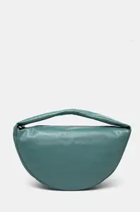 Kožená kabelka By Far Maxi