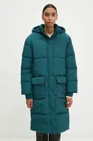 Bunda PS Paul Smith dámská, tyrkysová barva, zimní, W2R.262C.N22088