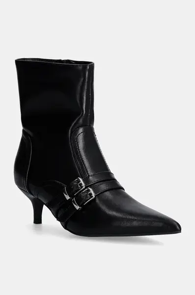 Nízké kozačky Answear.LAB dámské, černá barva, na podpatku