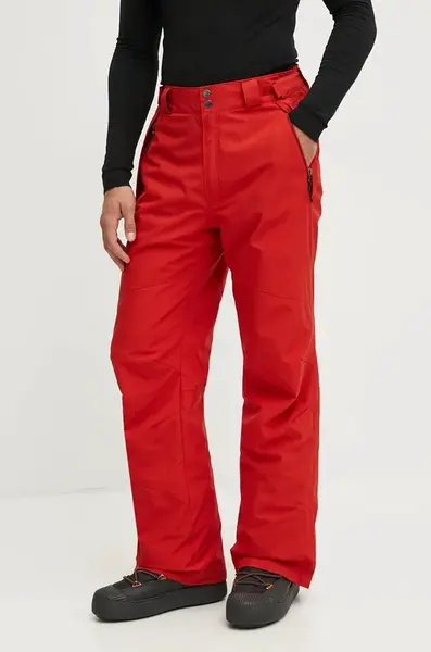 Kalhoty Columbia Shafer Canyon červená barva, 2088181