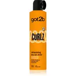 got2b Curlz Refreshing Dry Oil Mist suchá olejová mlha pro vlnité a kudrnaté vlasy 200 ml