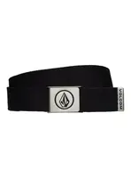 Volcom pásek Circle Web Belt Black | Černá | Velikost One Size