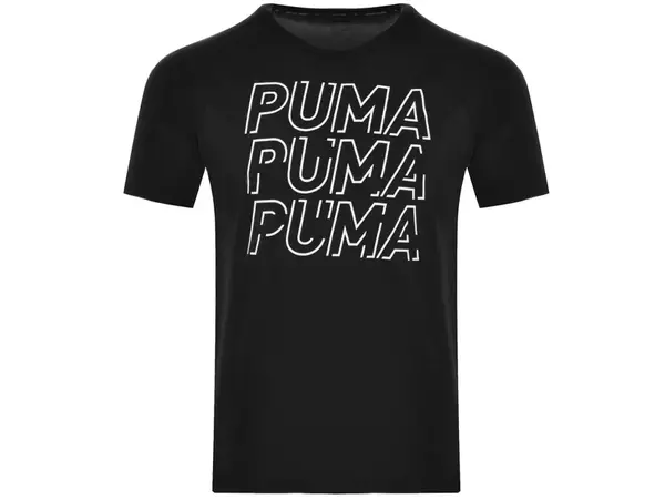 Puma - Modern Sports Logo Triko - Černé