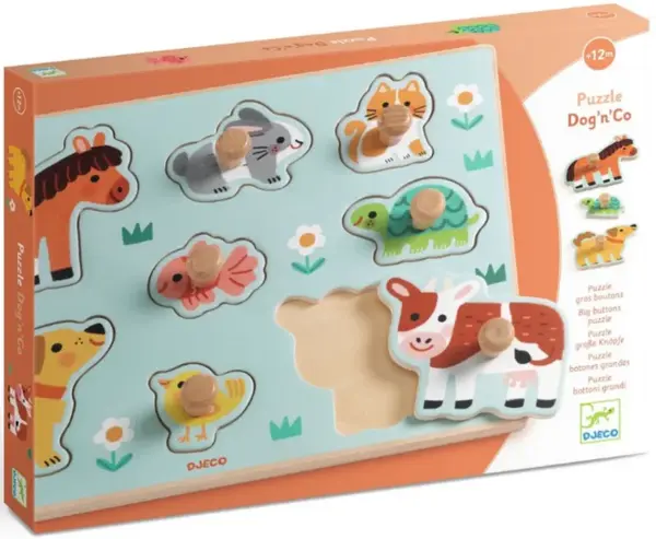 Vkládací puzzle Zvířata z farmy