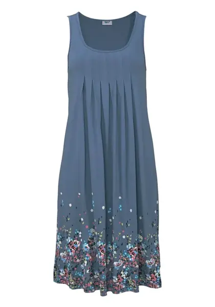 BEACH TIME Plážové šaty  vodová / modrosivá / červená / čierna