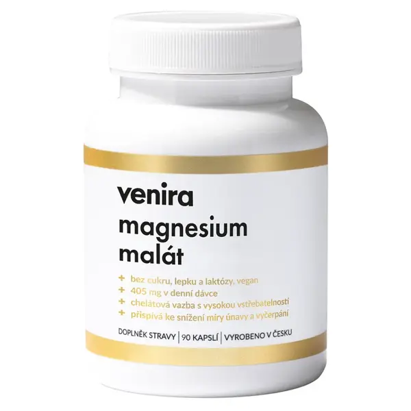 VENIRA magnesium malát 90 kapslí