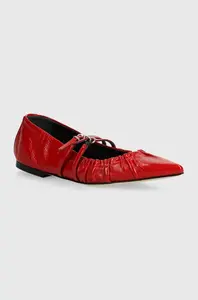 MSGM  Kožené baleríny
