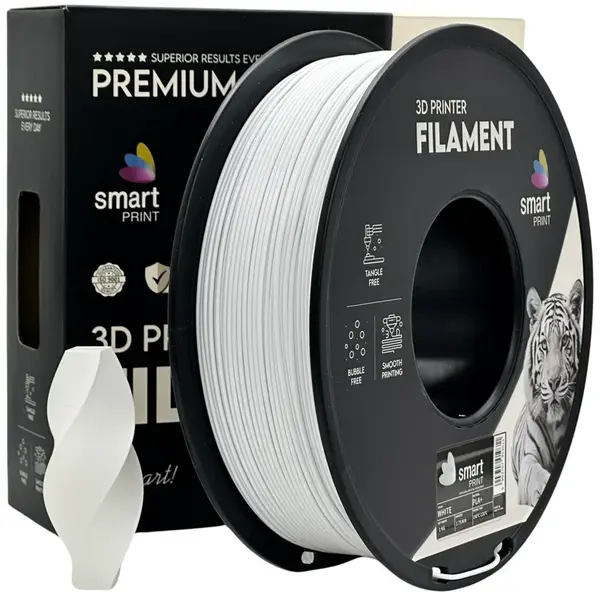 Smart Print FG-S47-E1, 3D filament, PLA+, 1,75mm, 1000g, Biely (White)