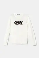 Dětský svetr Guess bílá barva, lehký, L5RR01 Z2BB0