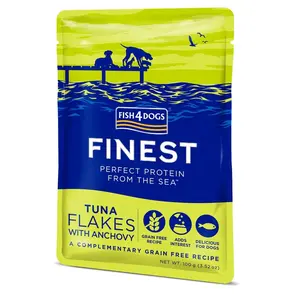Fish4Dogs Kapsička pro psy Finest tuňákové kousky s ančovičkami 100 g
