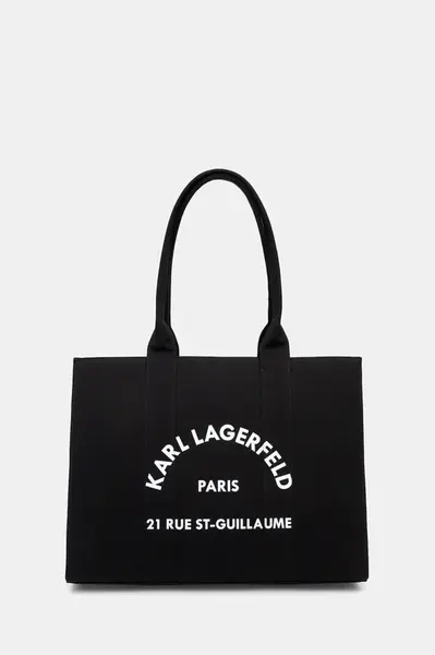 Kabelka Karl Lagerfeld černá barva, A1W50009