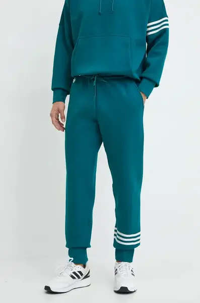 Tepláky adidas Originals Neuclassics C Pant zelená barva, s aplikací, JF9152
