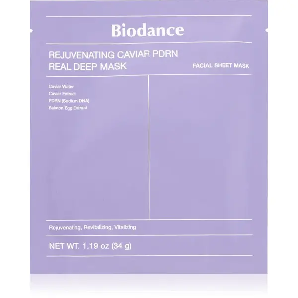 Biodance Rejuvenating Caviar PDRN Real Deep Mask revitalizačná maska pre obnovu kožnej bariéry 34 g