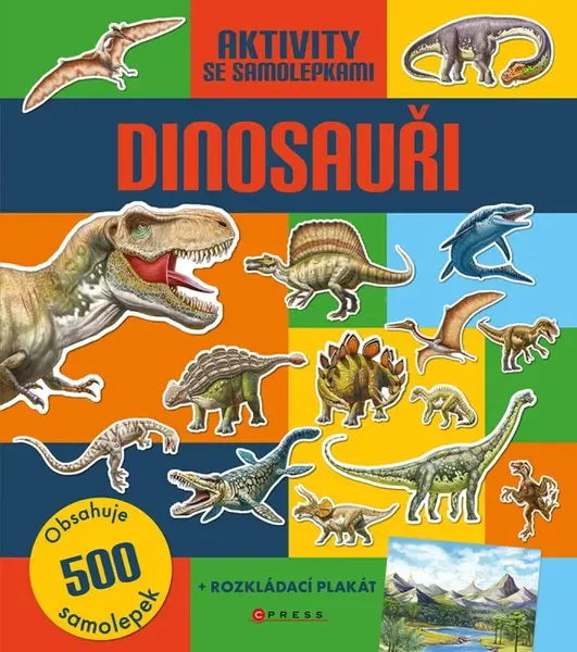 Dinosauři: Aktivity se samolepkami (poškozená)