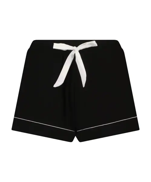 Hunkemöller Pyžamové nohavice 'Essential'  čierna / biela