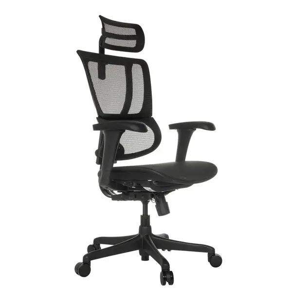 MID.YOU OTOČNÁ ŽIDLE, síť, černá