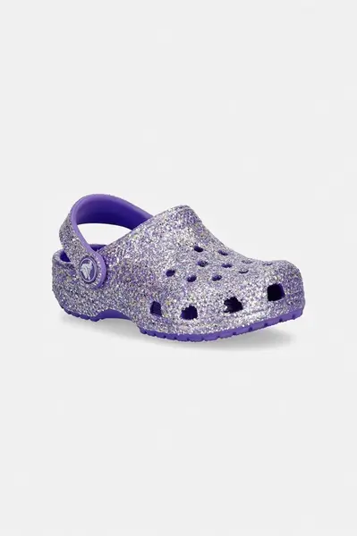 Dětské pantofle Crocs CLASSIC FANTASY GLITTER CLOG T
