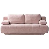 Novel ROZKLÁDACÍ POHOVKA, textil, růžová