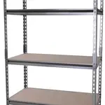 ROJAPLAST Regál 90x45x180 pozink, šedý