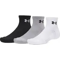 Under Armour PERFORMANCE COTTON 3PK QTR Sportovní ponožky, černá, velikost M