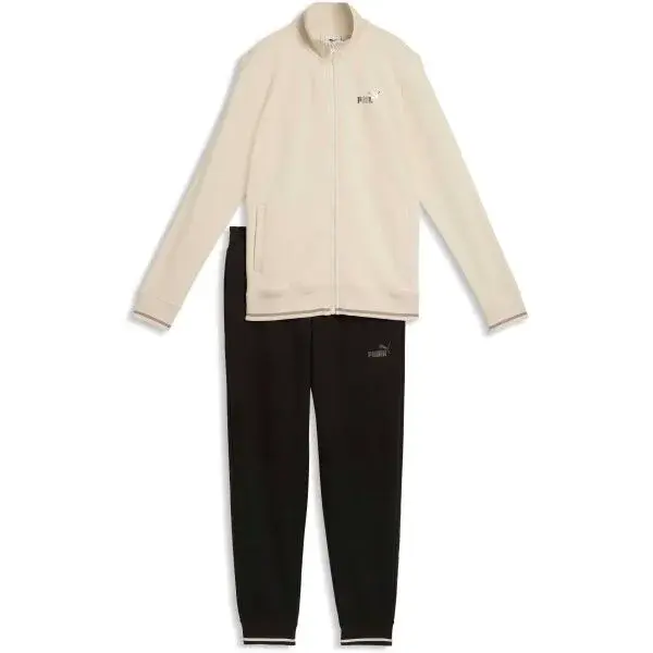 Puma METALLIC FULL ZIP TRACKSUIT TR Dámská tepláková souprava, béžová, velikost