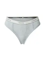Calvin Klein Underwear Tangá  sivá / čierna / biela
