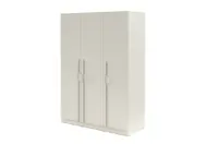 Šatní skříň Braga BR2 - Se zásuvkami Barva korpusu: Kašmír, Úchytky: Kovové