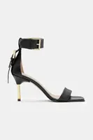Kožené sandály AllSaints Noir Mid Sandal