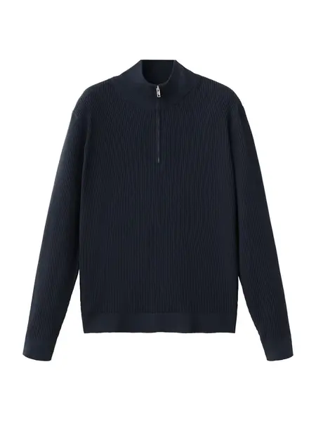 MANGO MAN Sveter 'Antiguap'  námornícka modrá