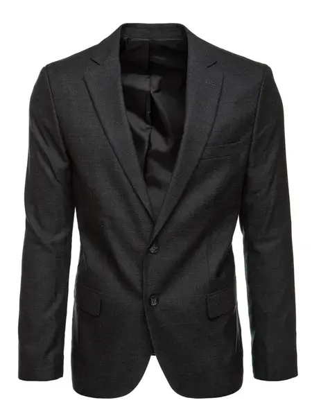 Marynarka męska jednorzędowa czarna Dstreet