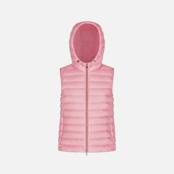 Růžová dámská péřová vesta Geox Jaysen - Dámské