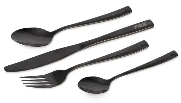 Fox sada příborů black stainless cutlery set