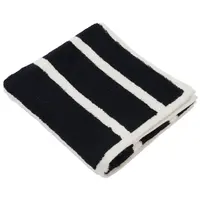 Dieter Knoll RUČNÍK, 50/100 cm, černá, ecru