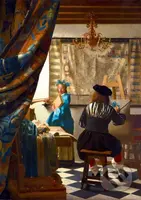 Johannes Vermeer - Art of Painting, 1668 - puzzle z kategorie Umělecké