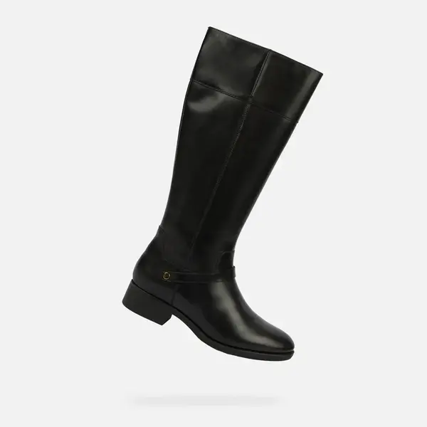 Black Women's Geox Felicity Boots - Women's