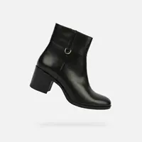 Black Geox New Asheel Women's Ankle Boots - Ladies