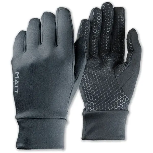 Matt RUNNER GLOVES Běžecké rukavice, černá, velikost