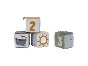 LITTLE DUTCH Sada plyšových kostek Námořnický záliv