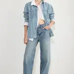 Trendyol Blue Premium High Waist Barrel Baggy Jeans