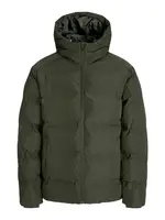JACK & JONES Zimná bunda 'JJESOHO'  tmavozelená