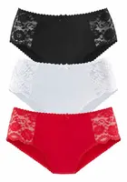 PETITE FLEUR Nohavičky  červená / čierna / biela