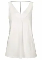 BUFFALO Top  prírodná biela