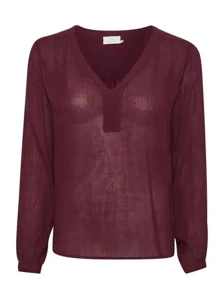 Kaffe Blúzka 'Amber'  burgundská