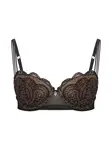 LASCANA Podprsenka  svetlohnedá / čierna