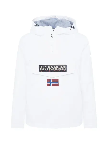 NAPAPIJRI Prechodná bunda 'Rainforest'  modrá / červená / čierna / biela