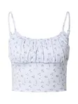 EDITED Top 'Elise'  modrá / biela