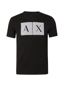 ARMANI EXCHANGE Tričko '8NZTCK'  čierna / biela