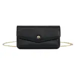 Dámska kožená kabelka na mobil a doklady Hexagona Flér - čierna