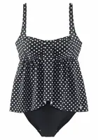 LASCANA Formujúce plavky  čierna / biela